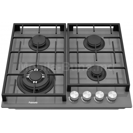 Газовая панель Fabiano FHG 8244 VGHT Titanium Glass А-38